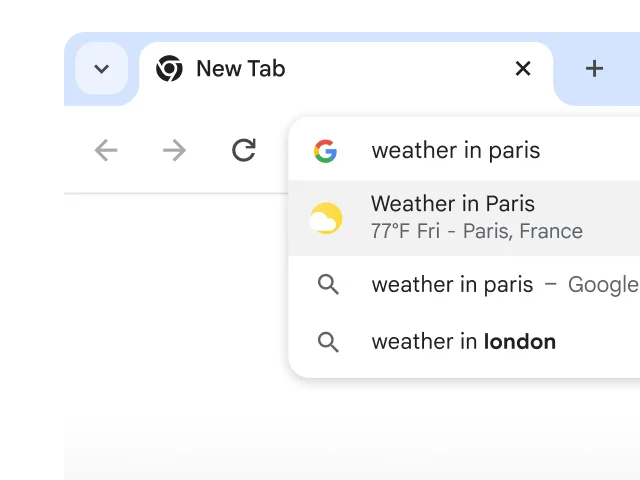 Chrome address bar